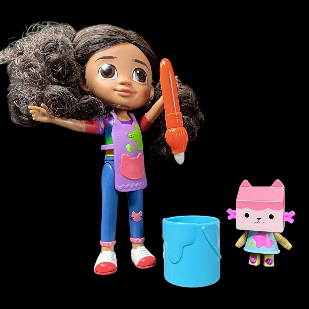 Gabby's Dollhouse Craft-a-Riffic Gabby‎ 8" Dol DreamWorks Netflix INCOMPLETE